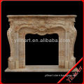 Cheap indoor used stone fireplace mantel